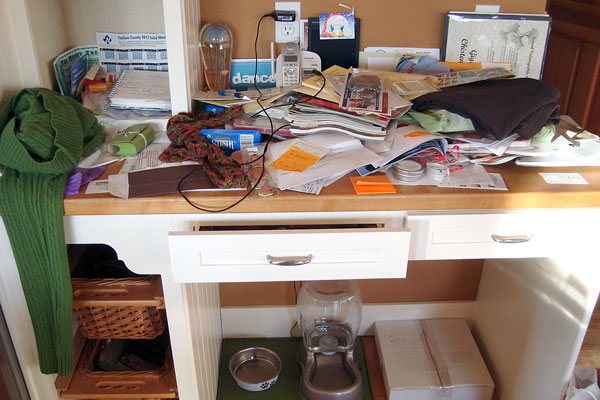 Decluttering Sequim’s Messiest Desk