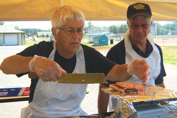 Rotary clubs planning a salmon feast