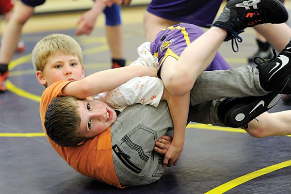 Rookies, vets take to the mat