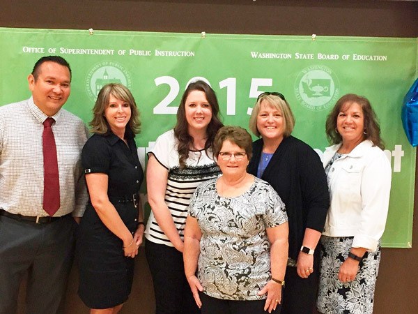 Sequim’s Greywolf Elementary School received the Washington Achievement Award at a ceremony in Union Gap on May 10.