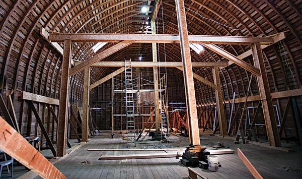 Dungeness barn built in 1934 getting a makeover