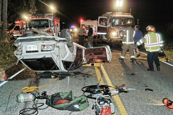 Crash On Palo Alto Sends Two To Hospital | Sequim Gazette