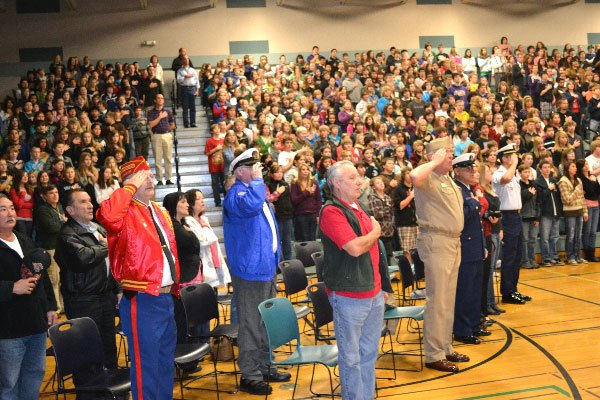 Schools honor veterans