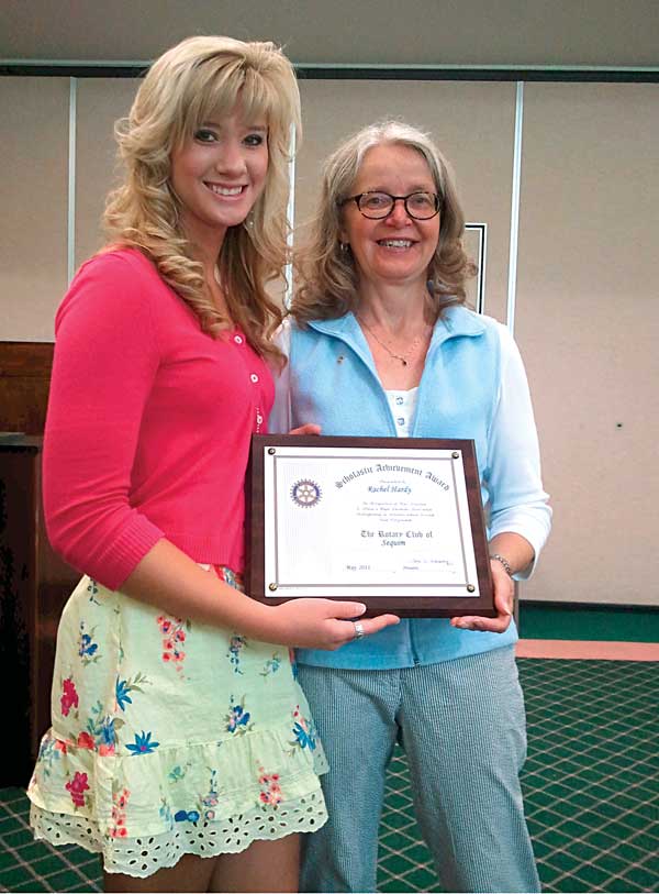 Rotary honors Hardy