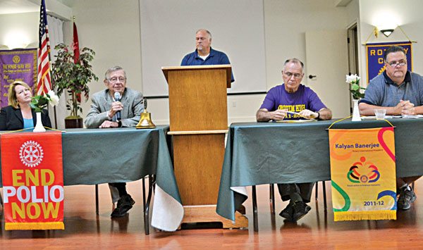 Rotarians open early forum for school board candidates