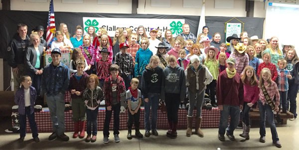 Several members from 4-H Community Clubs across Clallam County gathered for the annual Clallam County 4-H Achievement Program to celebrate their accomplishments from the past 4-H year.