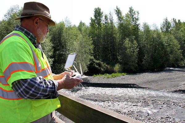 Videographer Chris Enges’ work has taken him across Sequim and the state surveying and documenting projects such as the path of the Dungeness River.