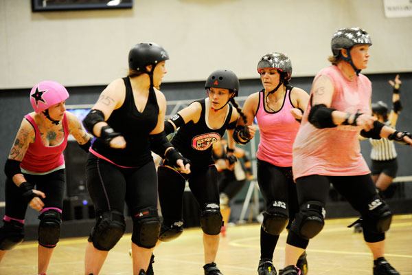 Port Scandalous Roller Derby rolled out in full force for its sold out season opener on March 22. Here