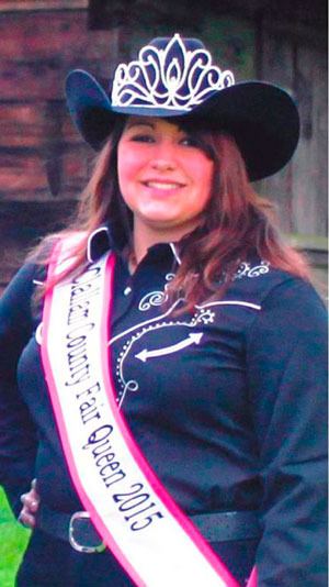 2015 Clallam County Fair Queen Amanda Little