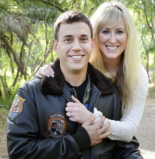 Lt. AJ Tordini and Stephanie L. Reed