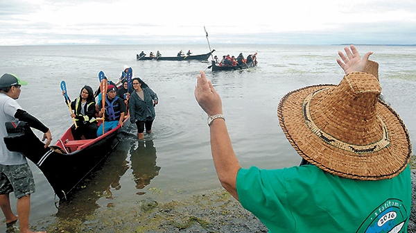 North Olympic Peninsula tribes began joining the 2016 Canoe Journey