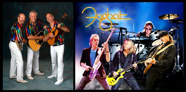 The Kingston Trio (Aug. 22) and Foghat (Sept. 12) perform at the James Center For the Performing Arts (bandshell) north of Carrie Blake Park at 563 N. Rhodefer Road.