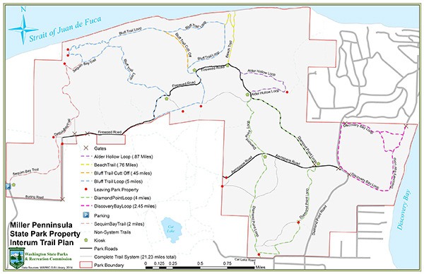 Miller State Park Trail Map Commission Sets Meeting For Miller Peninsula Trail Plan | Sequim Gazette