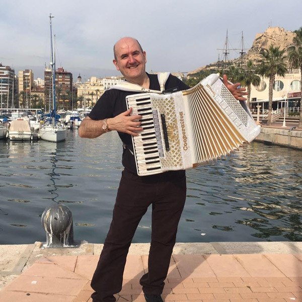 Accordionist Gary Blair