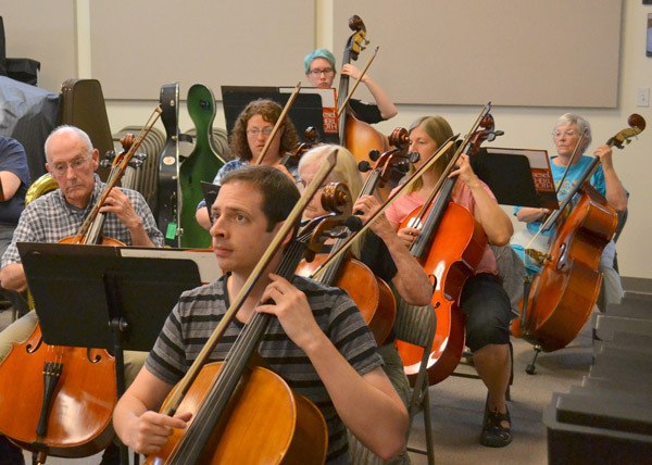 Music director Phil Morgan Ellis chose music ranging from Mozart to folk tunes that cater to the diverse level of skill sets for the players in the Sequim Community Orchestra.