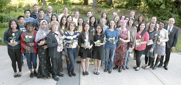 Peninsula College celebrates Beta Delta Nu honor society students