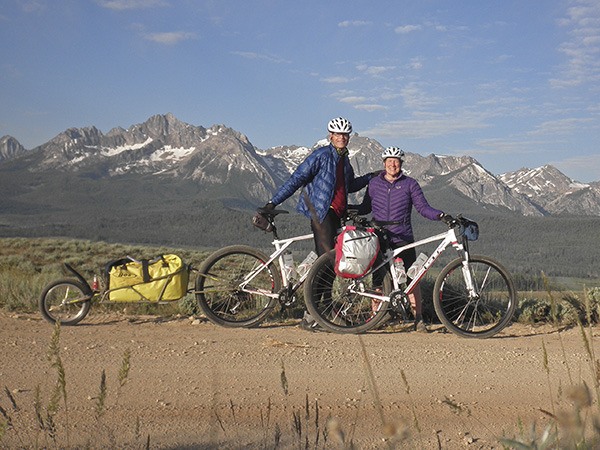 The authors pause to appreciate the beauty near Stanley