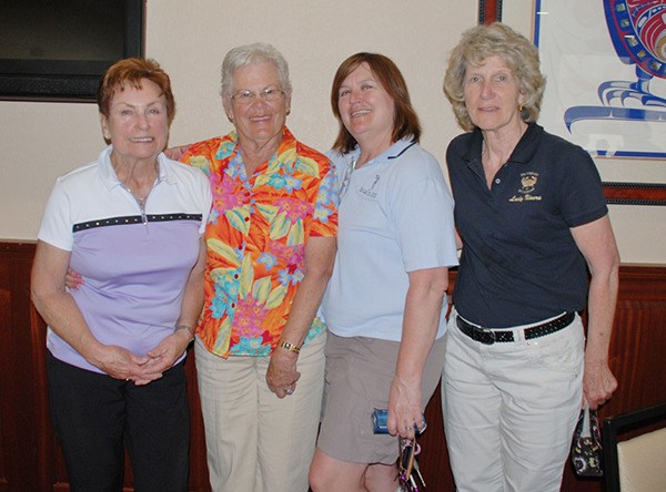 The first place-winning team of the The Cedars at Dungeness Lady Niners’ third Memorial Tournament.