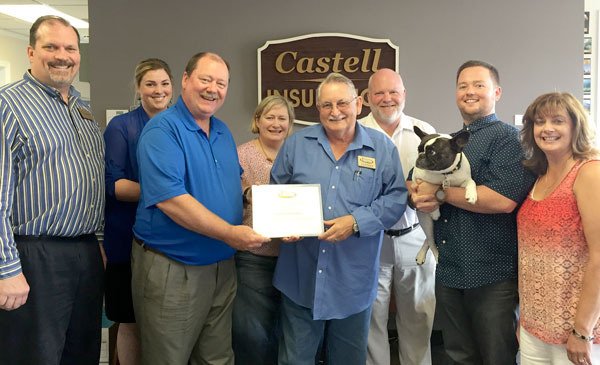 The Shipley Center’s board of directors has selected Castell Insurance as its Sponsor of the Quarter Award recipient for the second quarter of 2015.