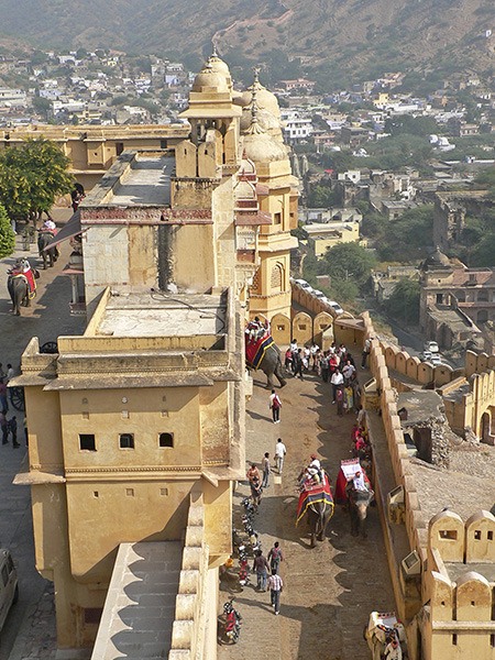 The Amber Fort in Jaipur