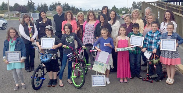 Pictured above are the Sequim winners of the annual “What My Home Means to Me” Essay and Poster contest.