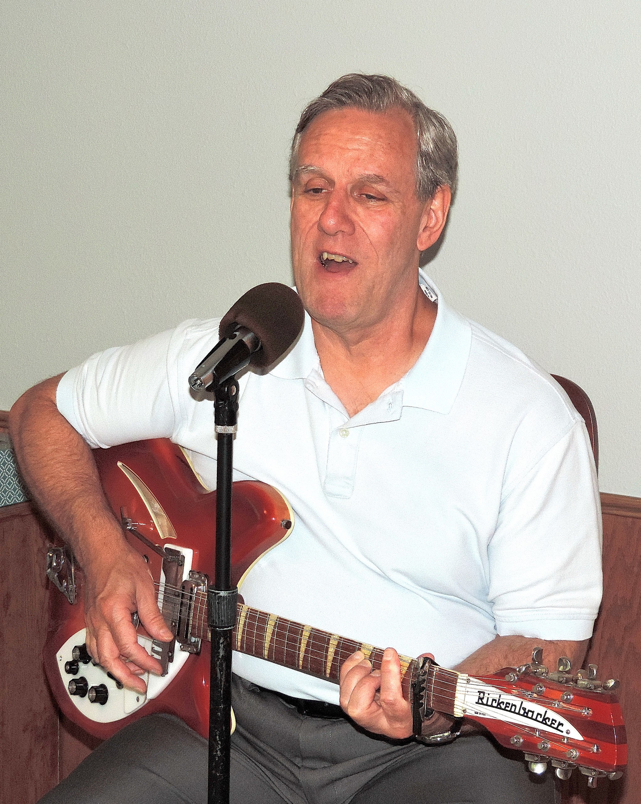 Dennis Blair plays at Olympic Theatre Arts on Sept. 2 during the First Friday Art Walk. Submitted photo