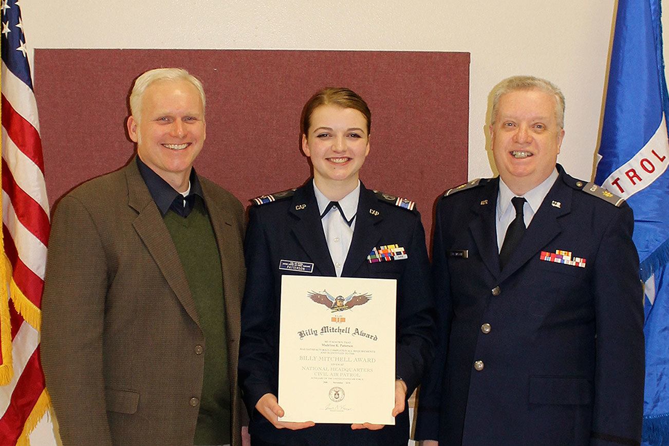 Milestone: Cadet gets Civil Air Patrol award