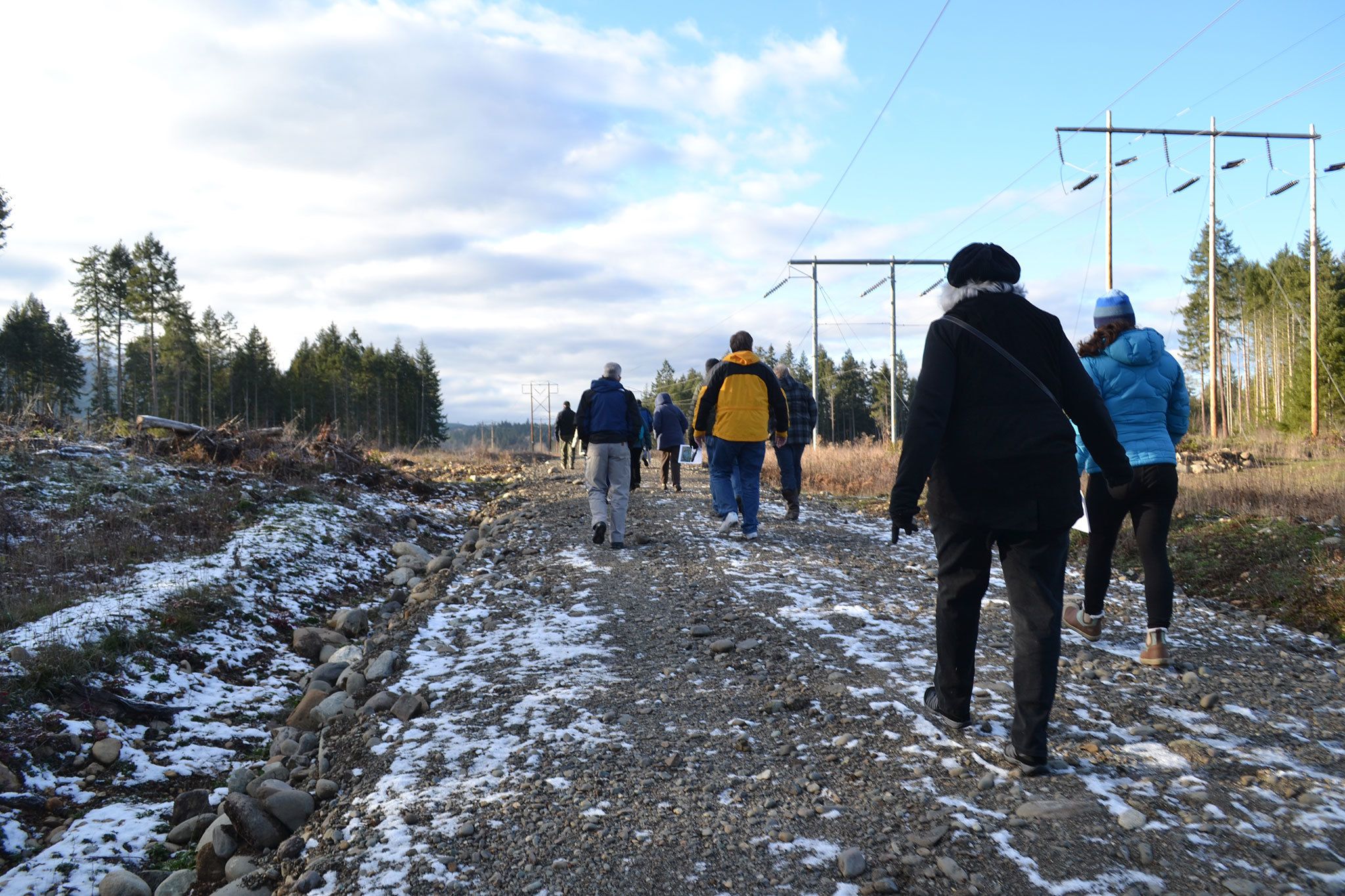 A proposed reservoir for the Dungeness River could create a new 320-acre park for Clallam County off River Road. Sequim Gazette photo by Matthew Nash