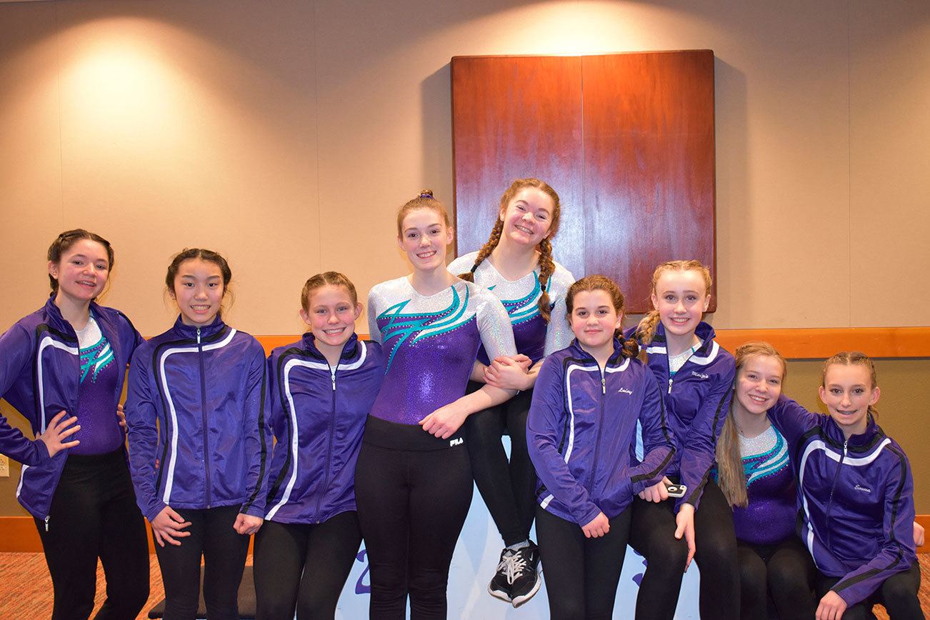 Strong showing from Klahhane Gymnastics at Grey Wolf Lodge meet