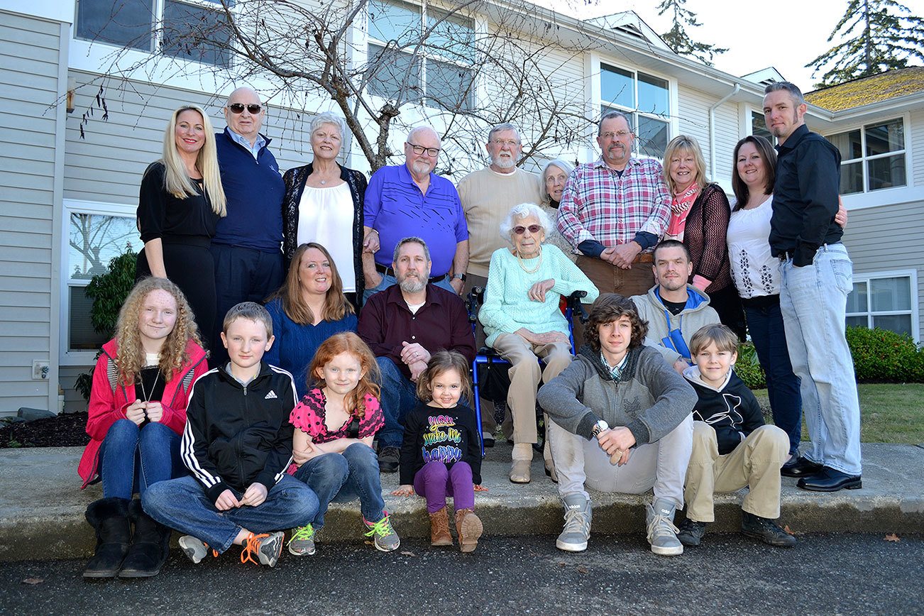 Stallings celebrates 100 with five generations of family