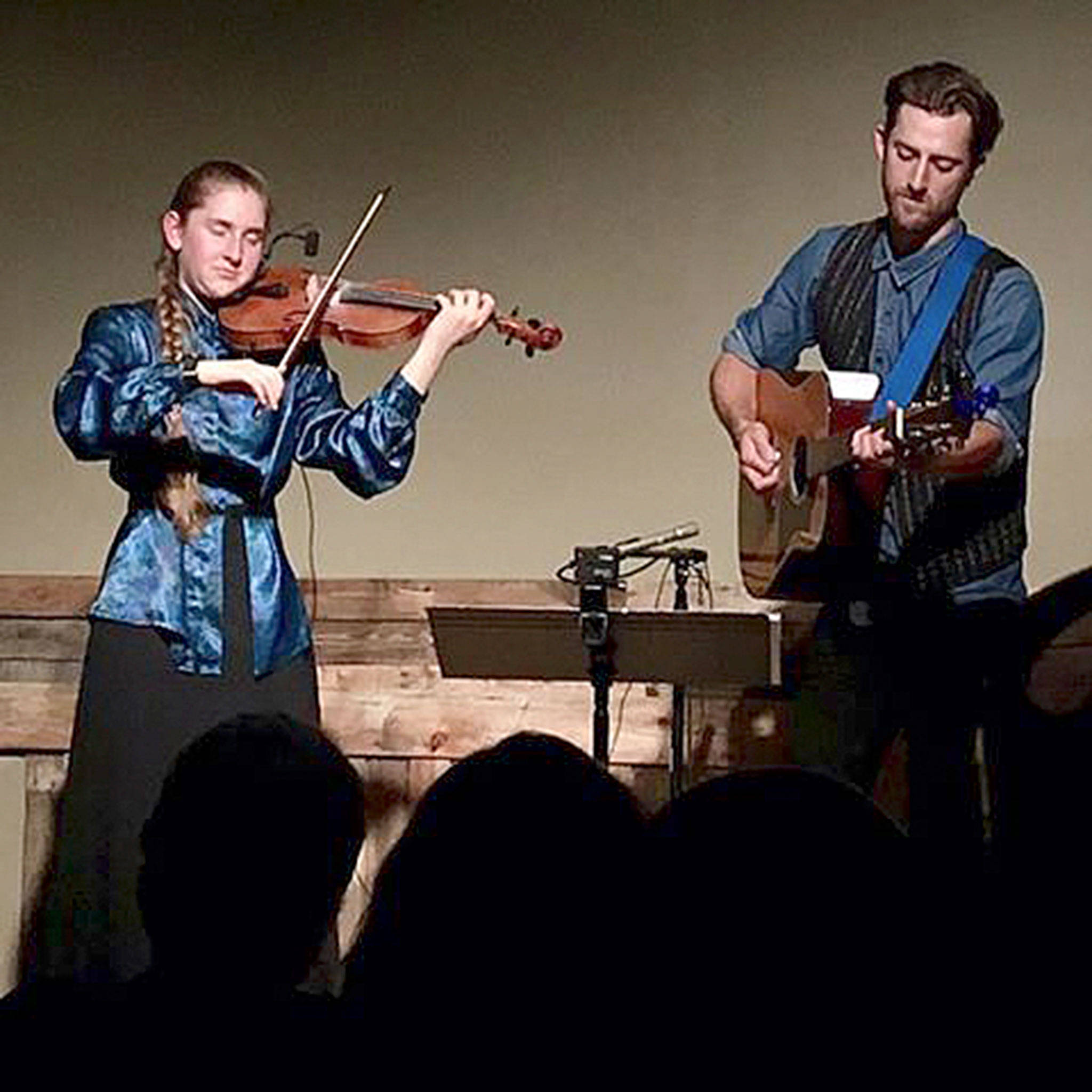 Kate Powers and David Isaac Rivers perform at noon, Tuesday, April 18, at St. Luke’s Episcopal Church’s Music Live with Lunch. Submitted photo