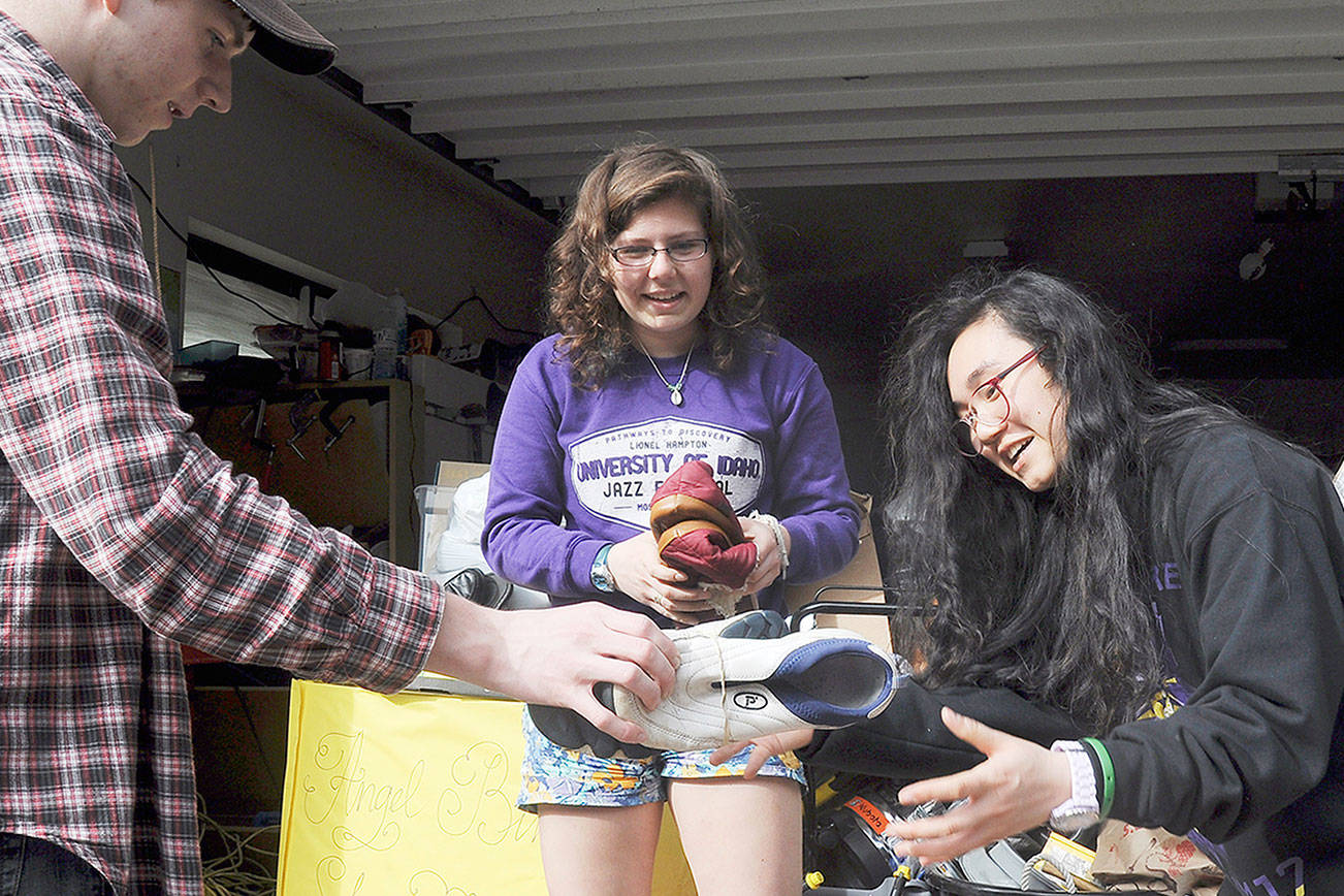 Sole purpose: Sequim High shoe drive fundraiser expected to net 1,000 pairs