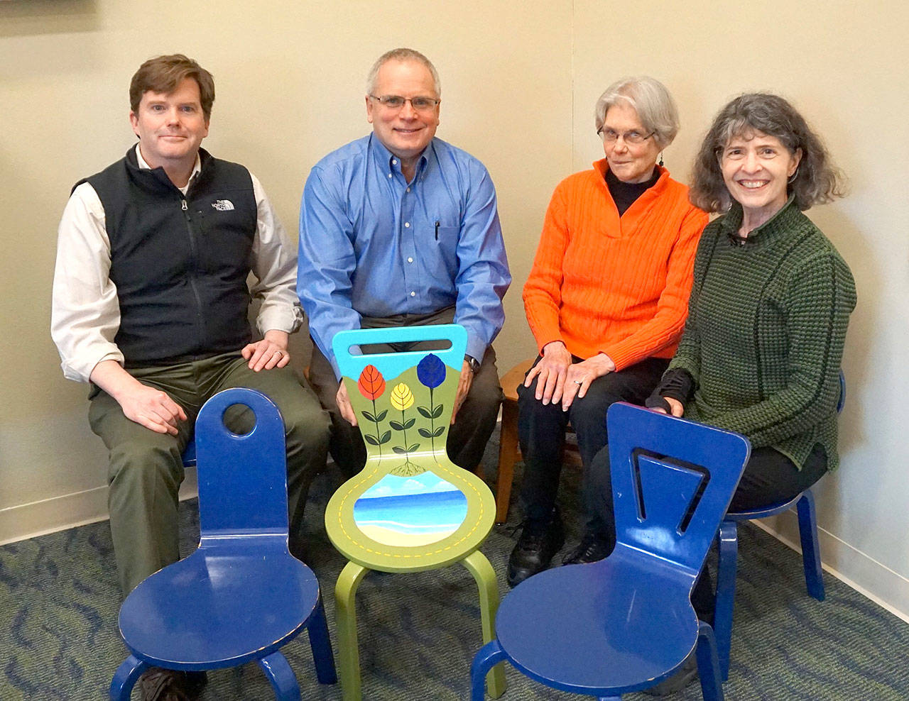 NOLF board members from left are Patrick Irwin, Mark Urnes, Colleen Cunningham and Nina Pitts. Submitted photo