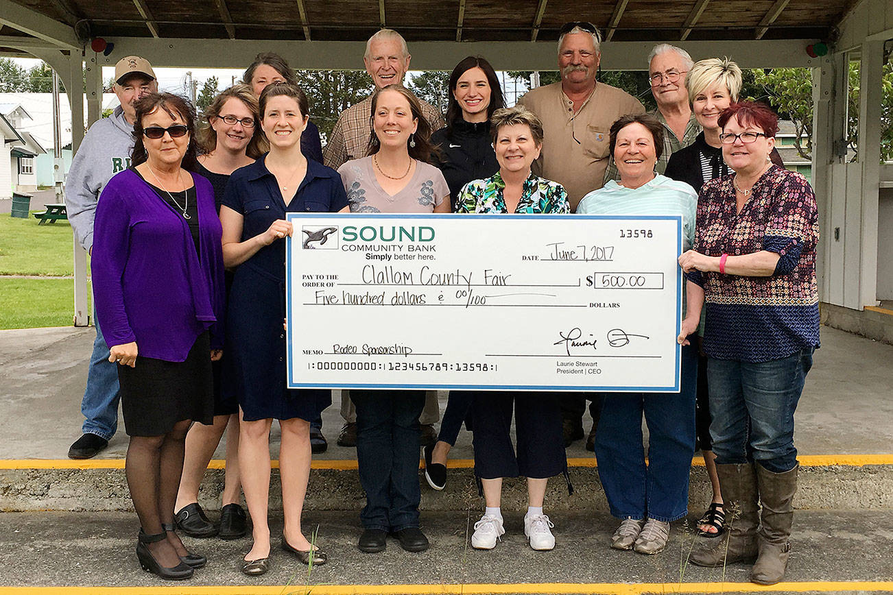 Sound Community Bank backs Clallam County Fair rodeo