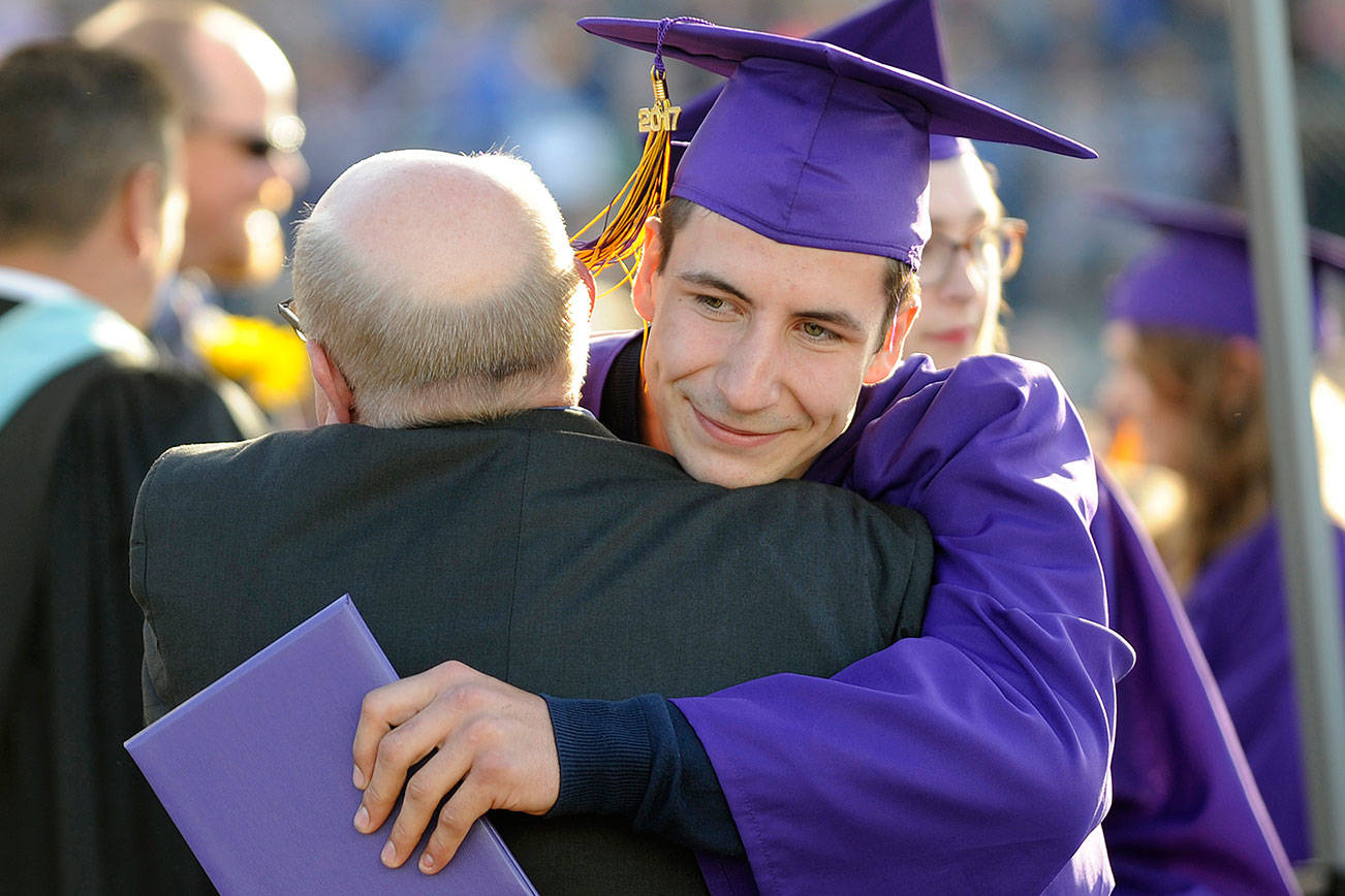 Sequim High School graduates a record 238 seniors