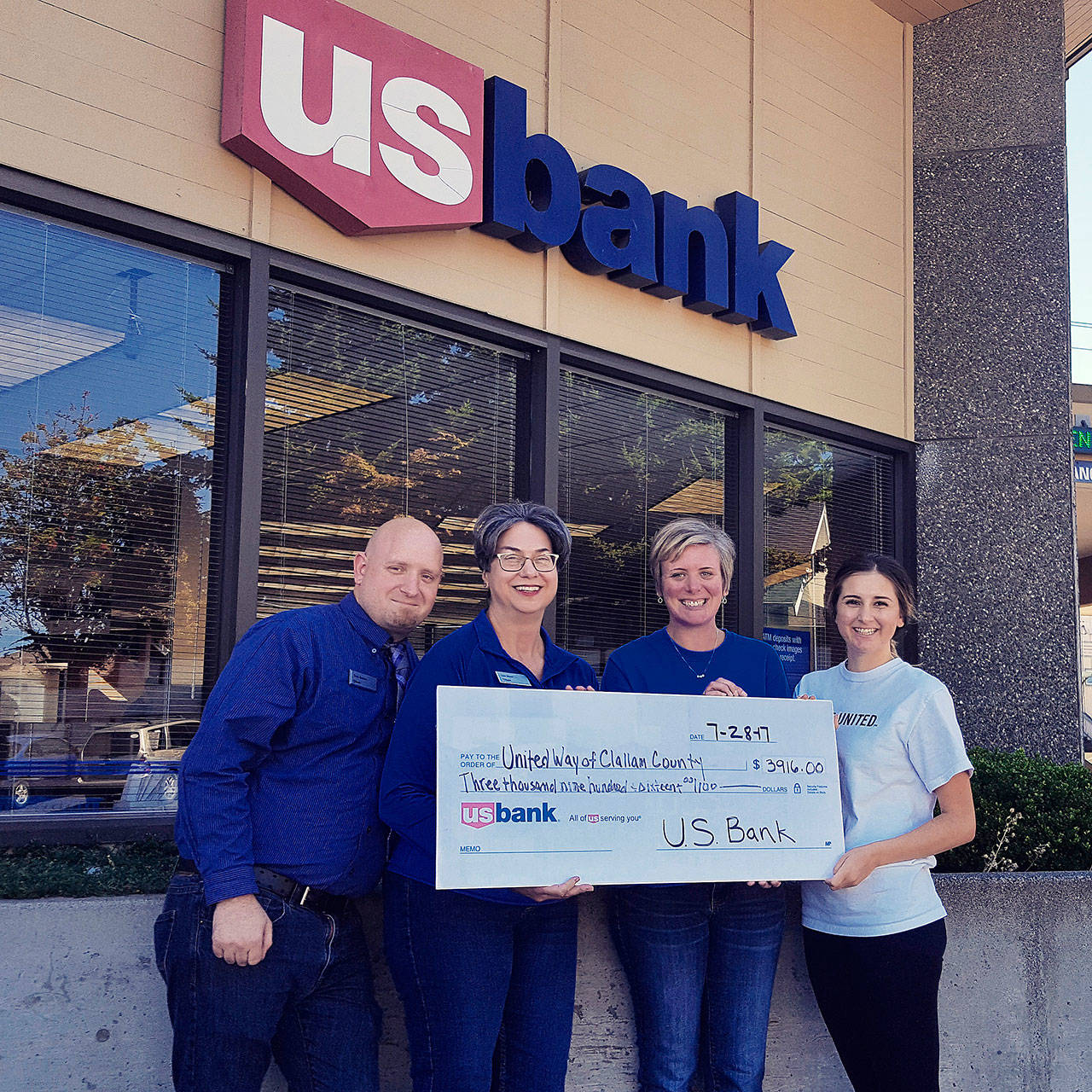 U.S. Bank aids United Way