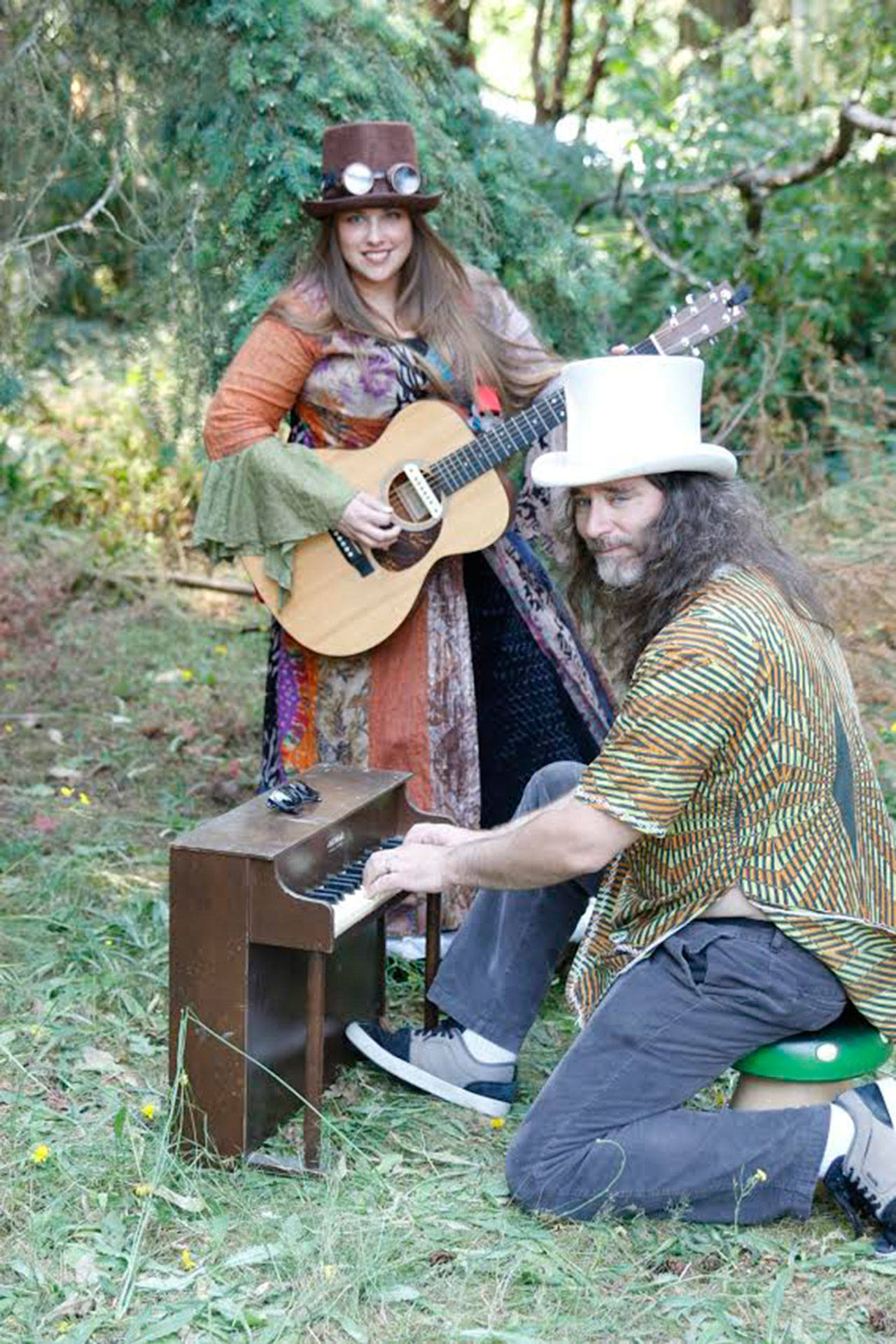 Bread & Gravy band members Stephanie Doenges, left, and Jess Doenges will be a few of the lead performers at the upcoming Community Variety Show debut on Tuesday, September 19, at the Old Dungeness Schoolhouse at 2781 Towne Road in Sequim. Submitted photo