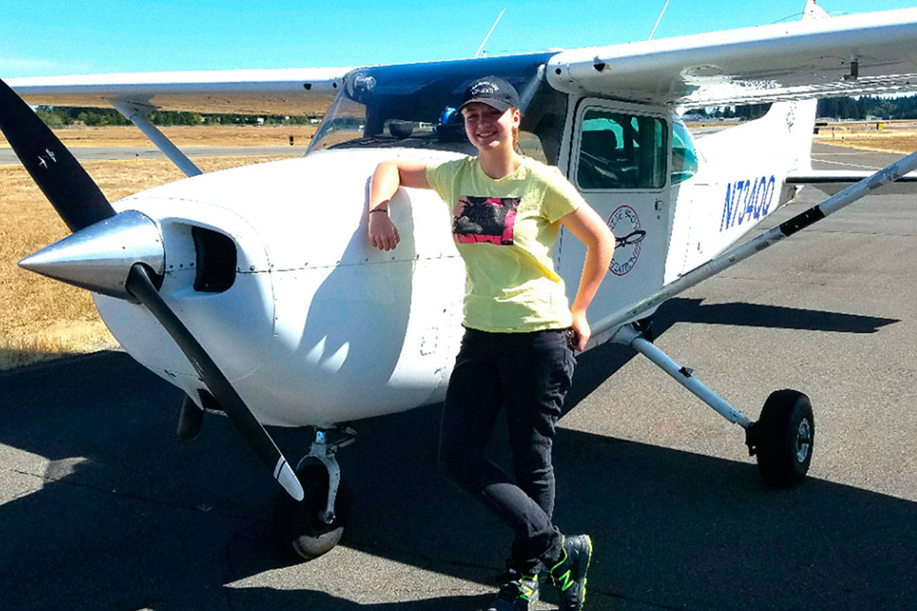 Sequim student goes solo in the sky