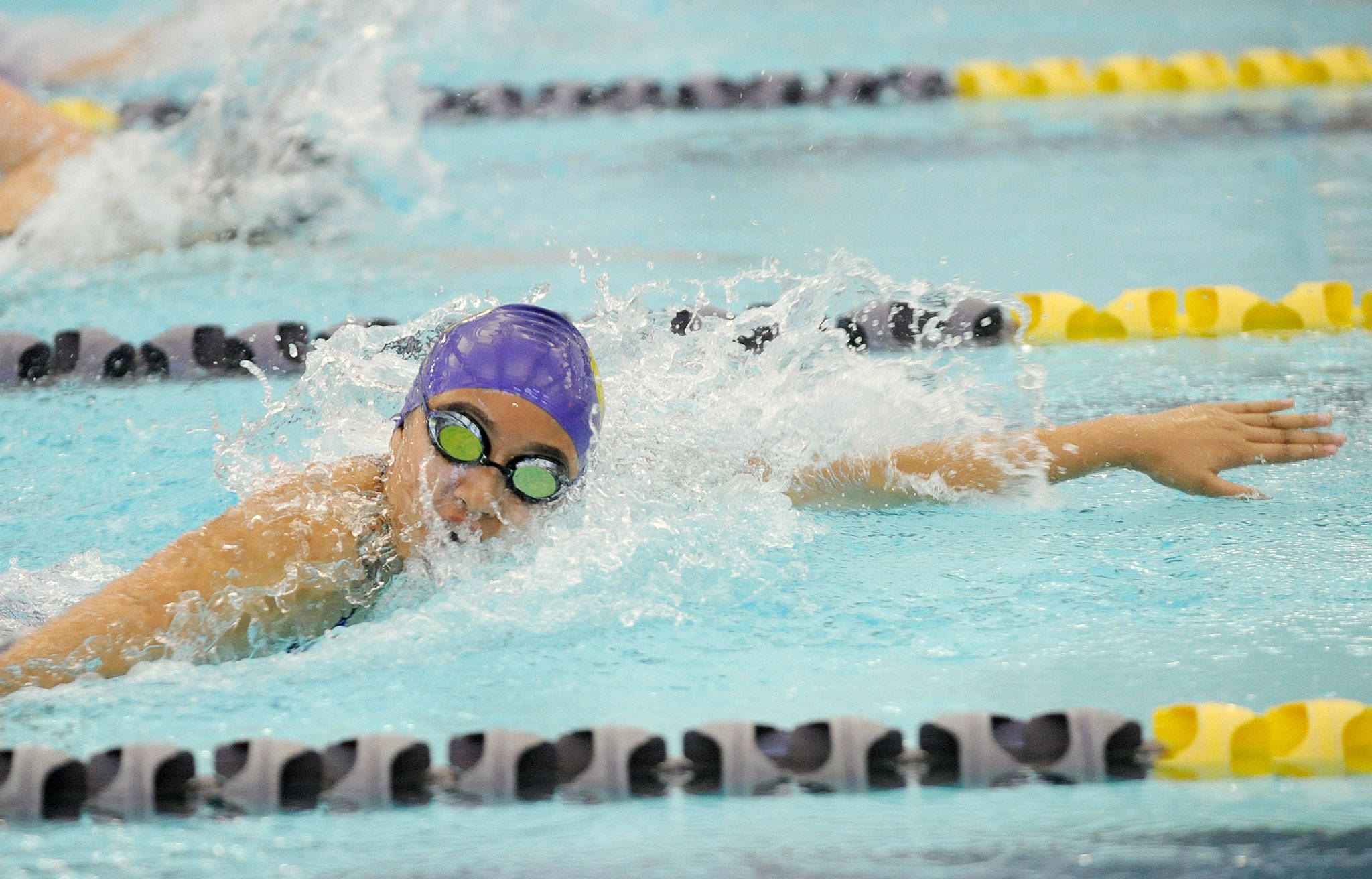 Girls swimming: Sequim splashes Klahowya in last ‘17 home meet