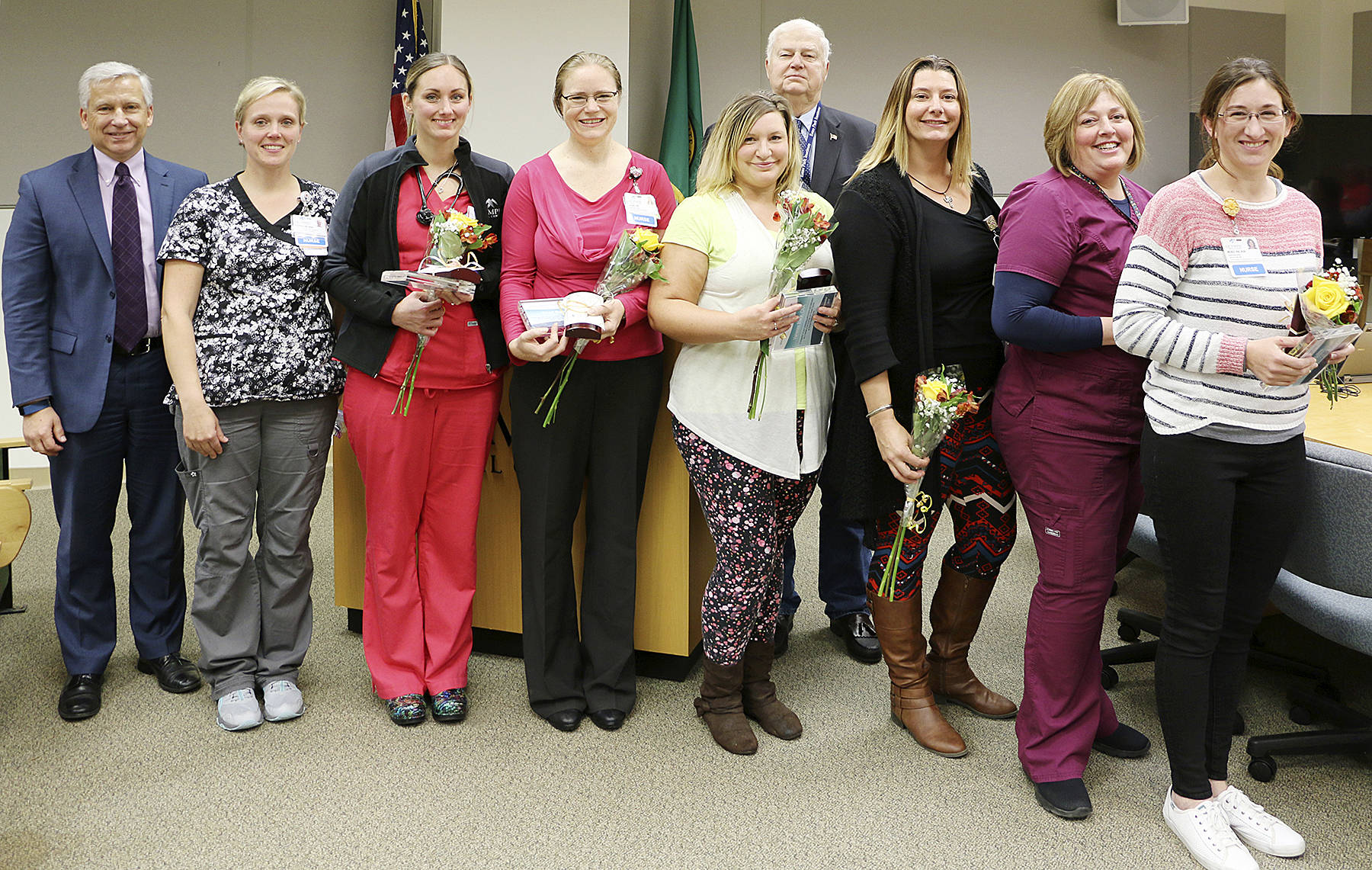 Milstone Intensive Care Staff Honored At Omc Sequim Gazette