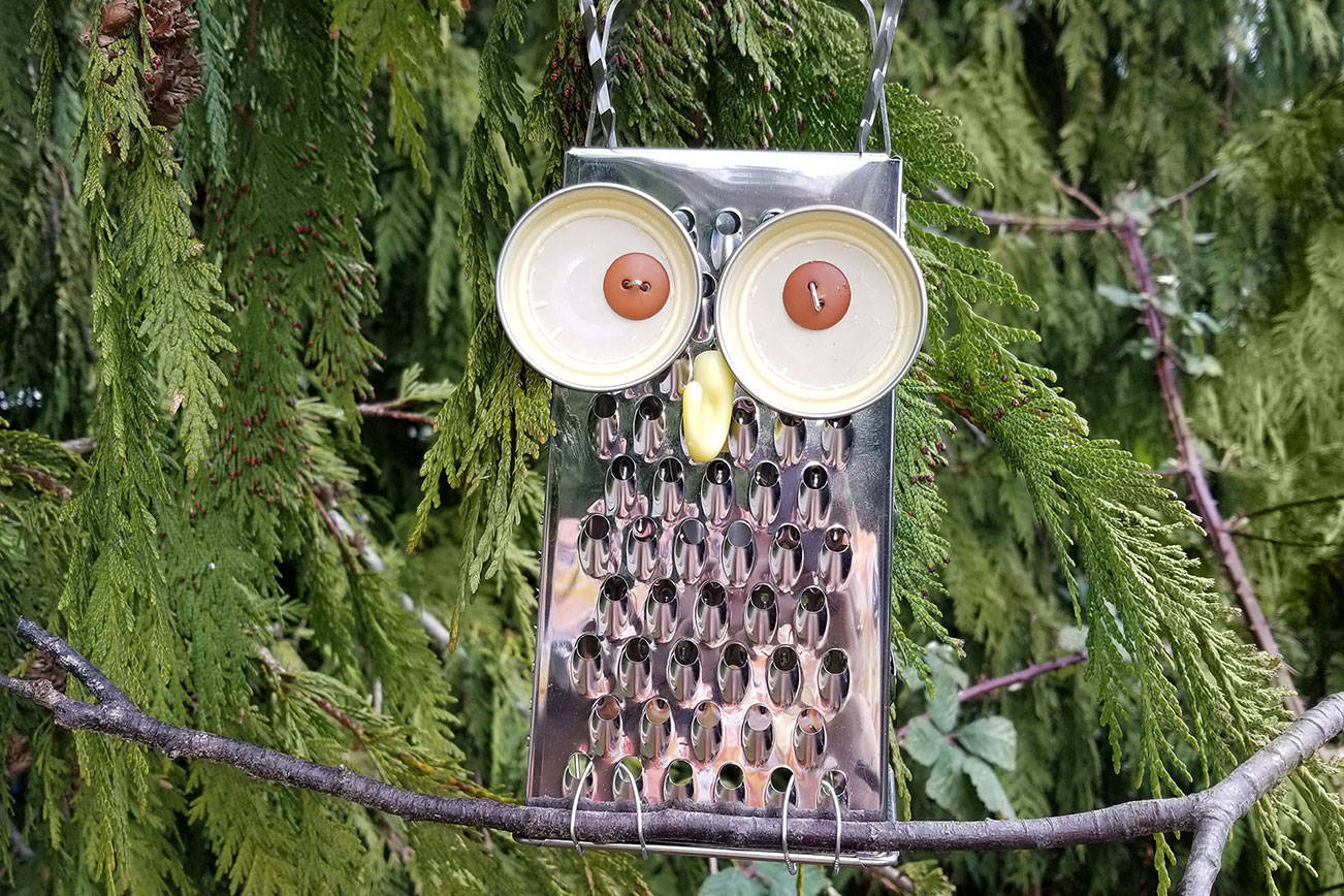 15 Fantastic Ways to Upcycle Cheese Graters  Owl garden art, Owl yard art,  Metal garden art