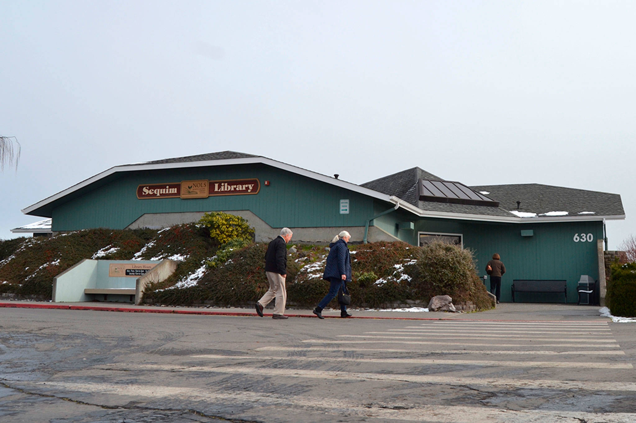 On May 10, North Olympic Library System’s trustees consider placing a Library Capital Facilities Area before Sequim voters in November to help fund an approximate $12.4 million new Sequim Library. Sequim Gazette photo by Matthew Nash