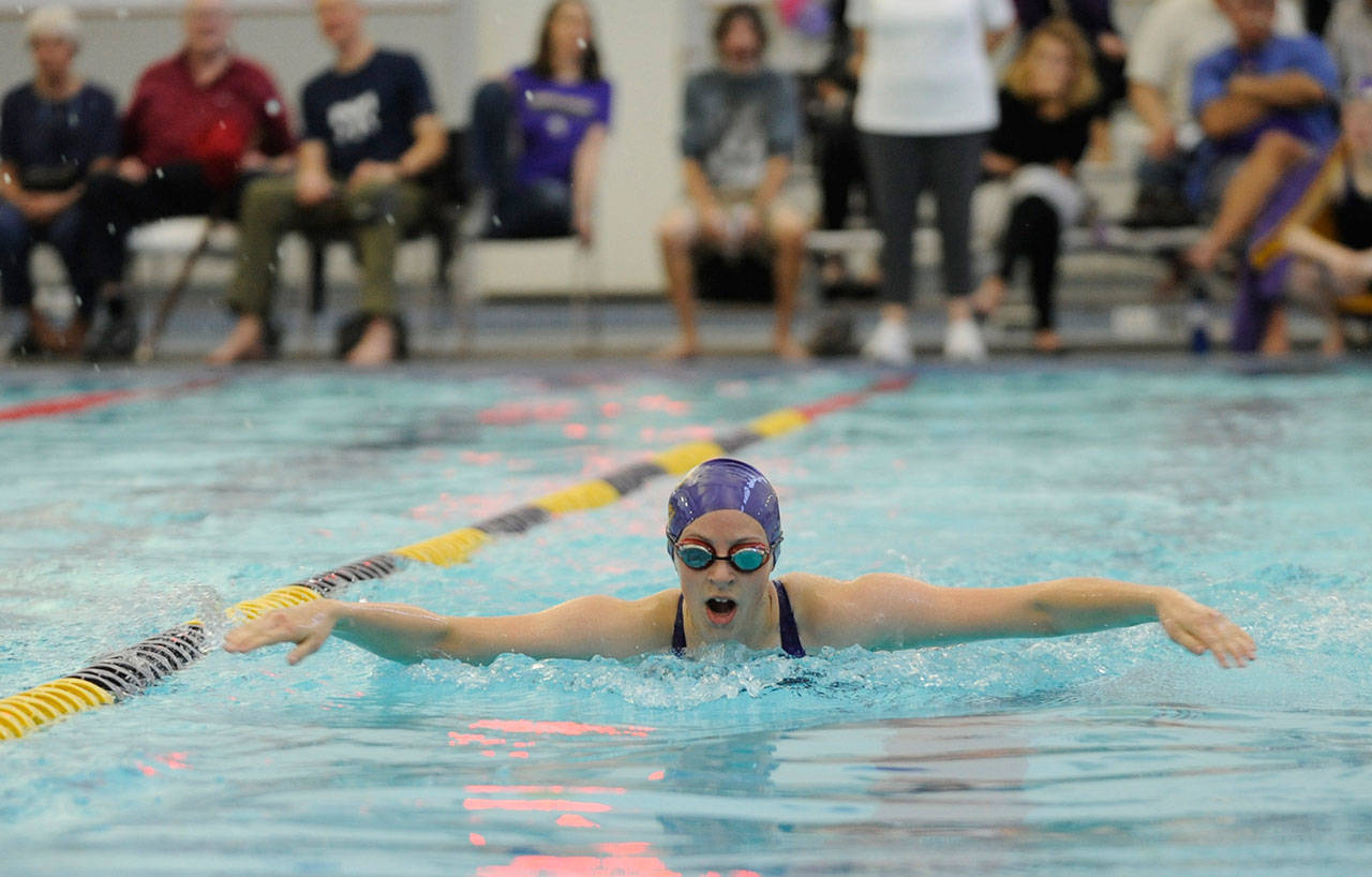 Girls swimming: Wolves set personal bests, relay earns state berth in loss  to NK | Sequim Gazette