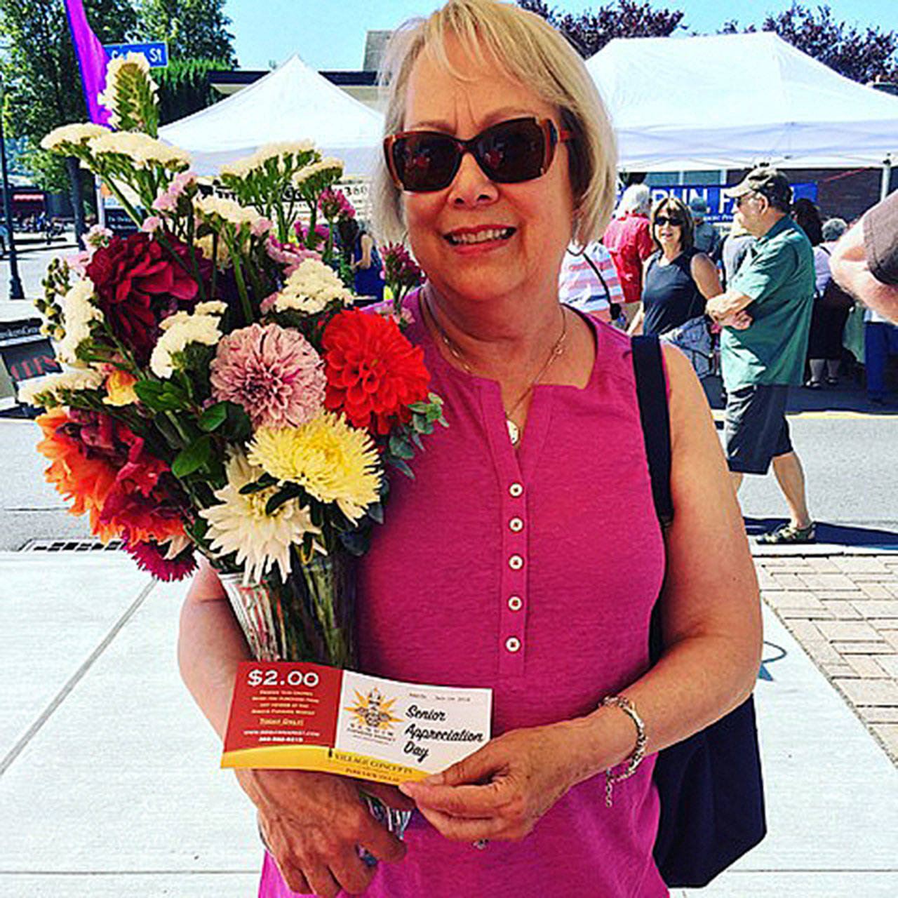 The Sequim Farmers Market hosts Senior Appreciation Day on Oct. 20 with the market booth offering $2 coupons, which can be used to purchase from any vendor at the market. Coupons are available on a first-come, first-served basis, while supplies last. Submitted photo