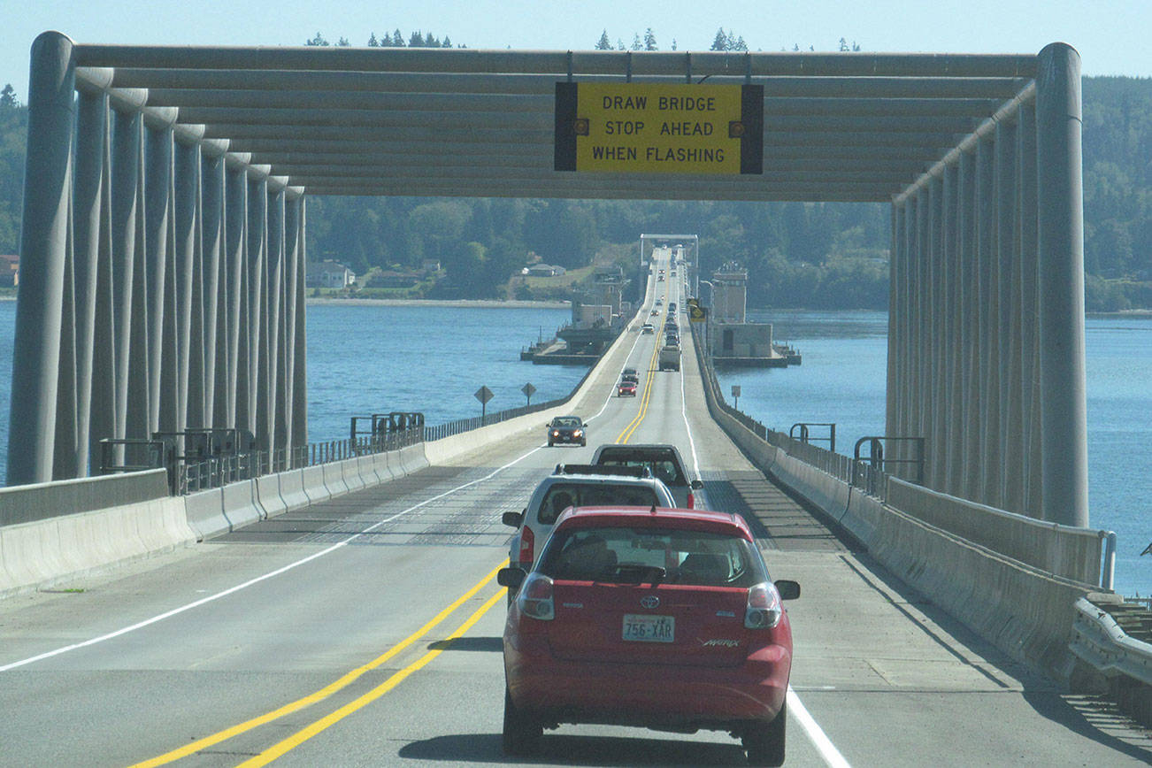 Hood Canal Bridge work closures start tonight (Monday, Oct. 15