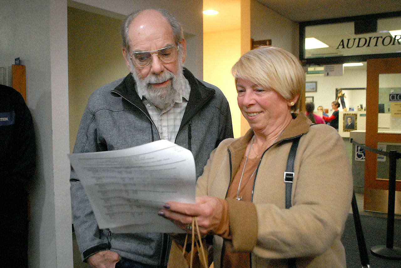 Port of Port Angeles Commissioner Connie Beauvais, right, will run against Democratic 24th District state Sen. Kevin Van De Wege of Sequim in the Nov. 3 election. File photo by Keith Thorpe/Olympic Peninsula News Group