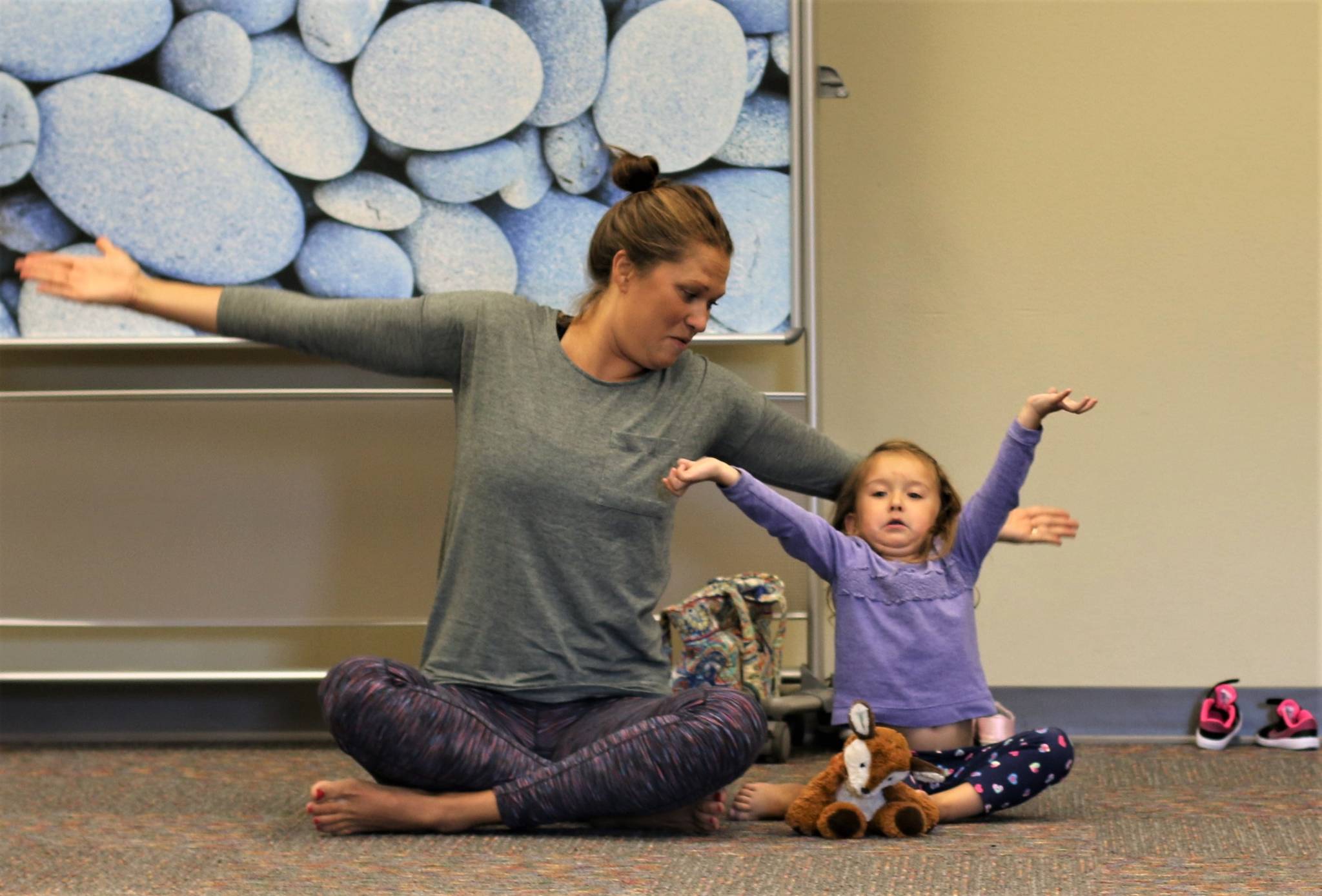 The North Olympic Library System hosts a virtual yoga storytime for children on April 3. Photo courtesy of North Olympic Library System