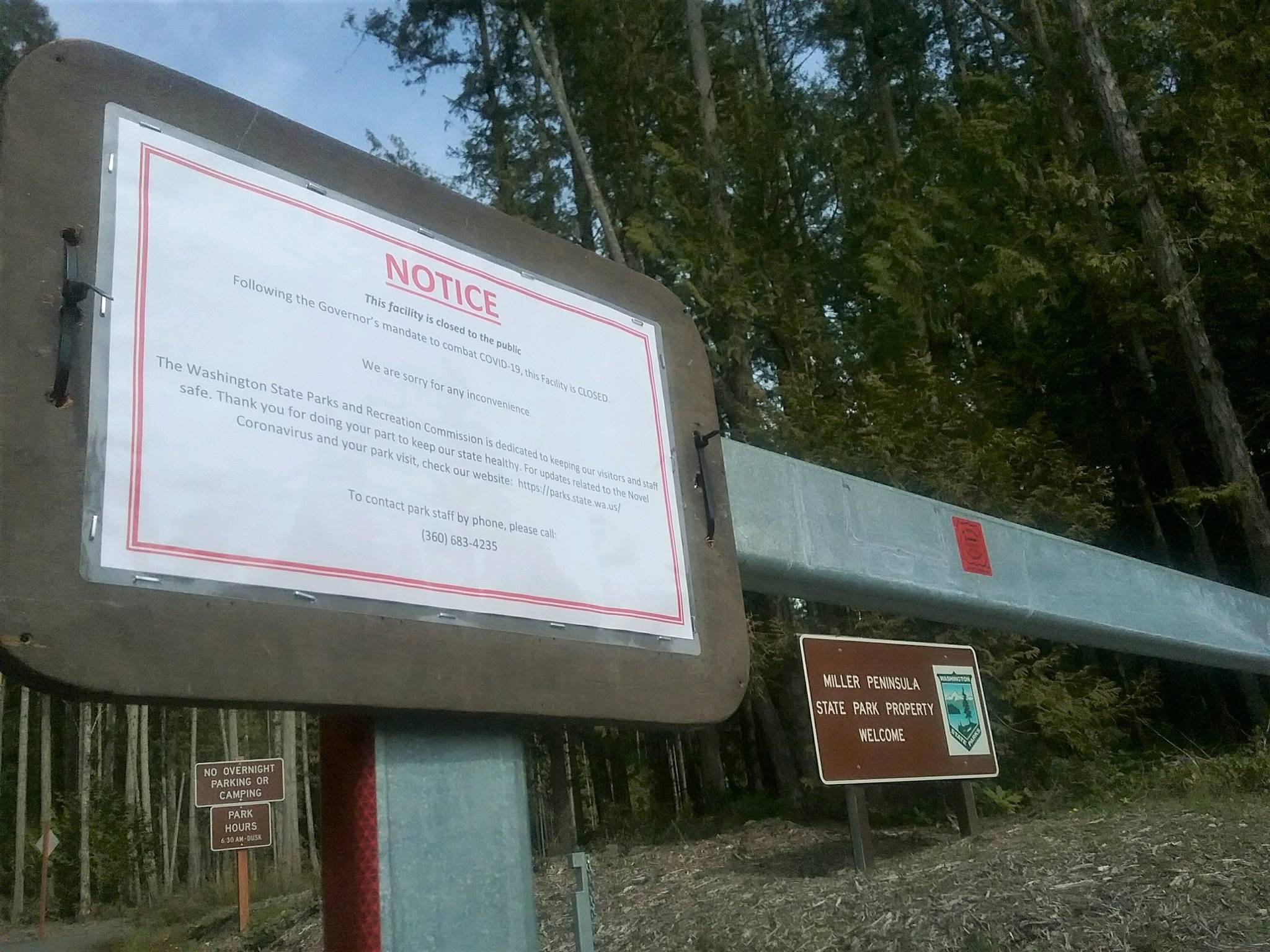 City, county and state parks across the Olympic Peninsula, including Miller Peninsula State Park, closed in late Marchto help stem the spread of the novel coronavirus. Regional parks are scheduled to reopen the first full week of May for day use only. Sequim Gazette file photo by Michael Dashiell