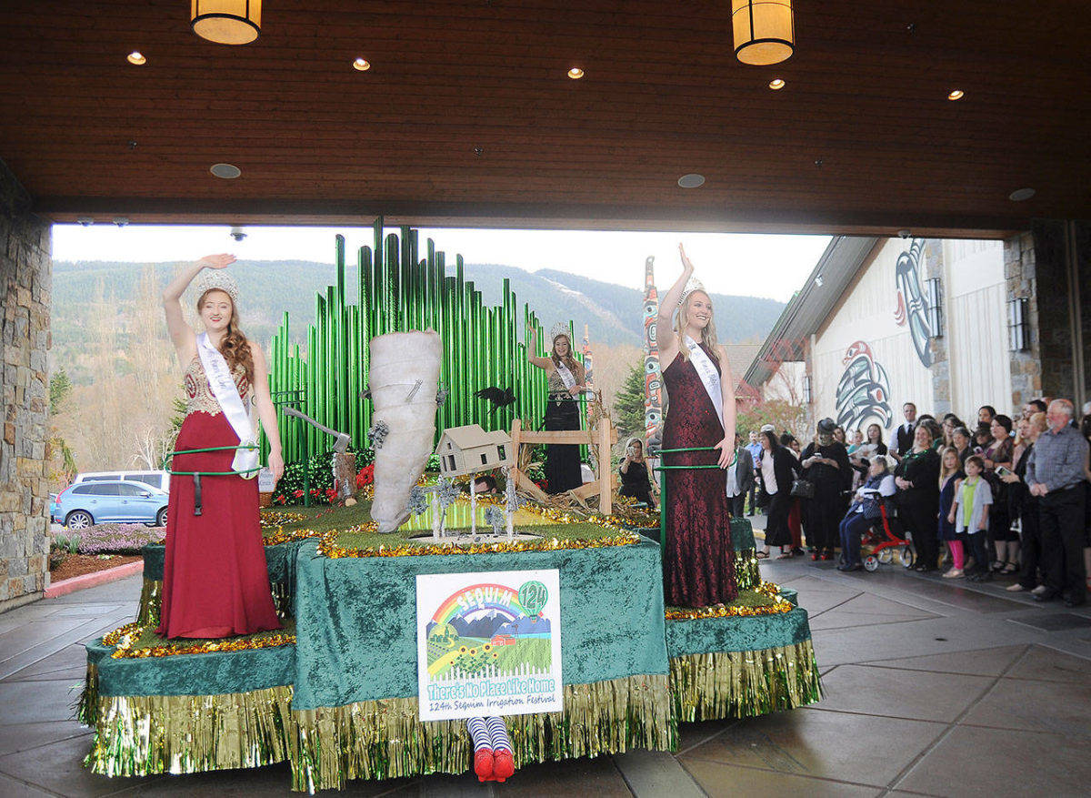 Locals can see the reveal of this year’s Irrigation Festival float online at 4:45 p.m. Saturday, Sept. 19 at <a href="http://www.irrigationfestival.com" target="_blank">irrigationfestival.com</a> followed by the Kickoff Dinner and silent and live auction. Sequim Gazette photo by Michael Dashiell