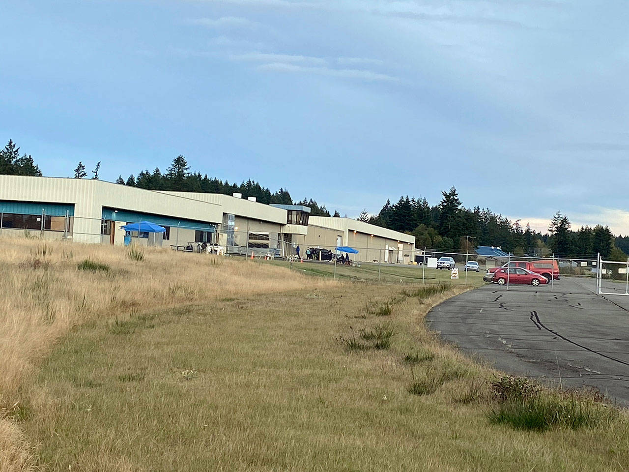 Clallam County commissioners agreed recently to seek a lease extension and more funding to maintain for the Clallam County COVID-19 Social Distancing Center, pictured here in early October. Photo by Rob Ollikainen/Olympic Peninsula News Group